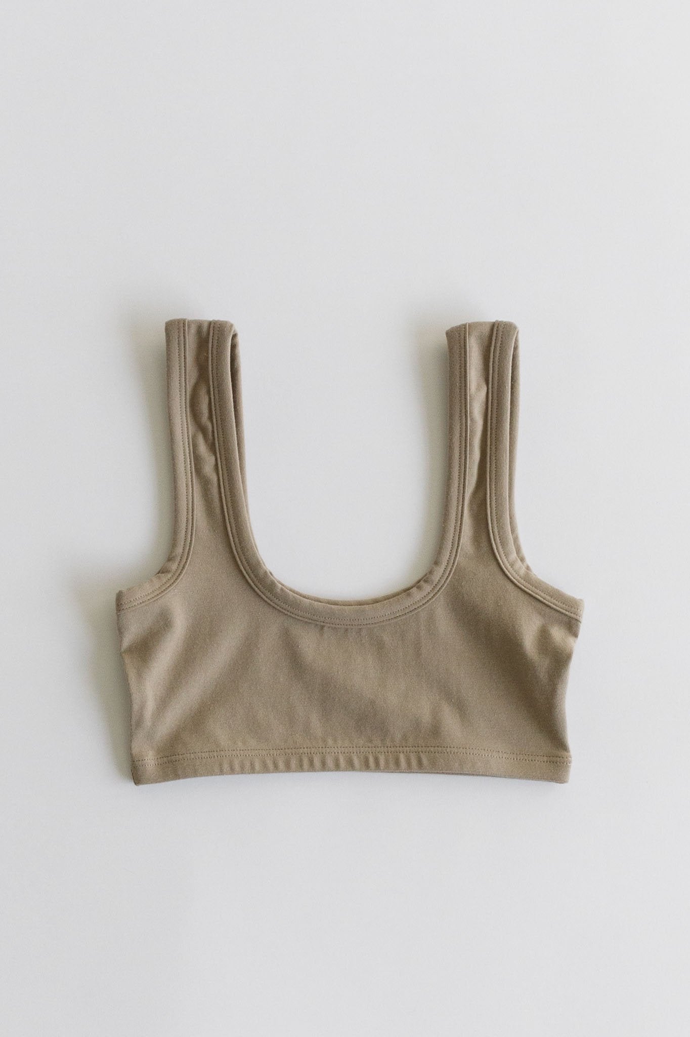 Wide straps Bras, Light Brown