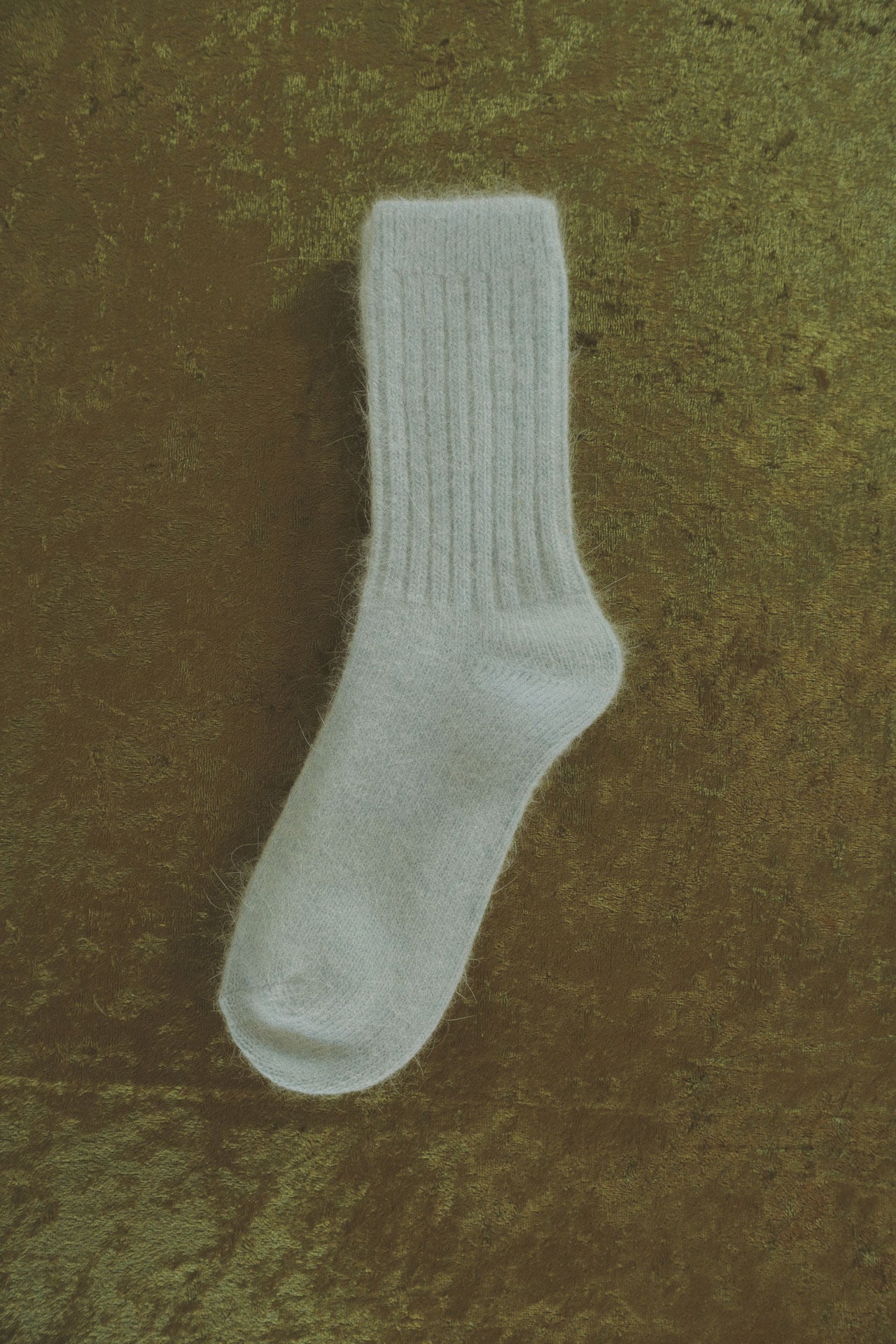 Angora Wool Socks, Sky