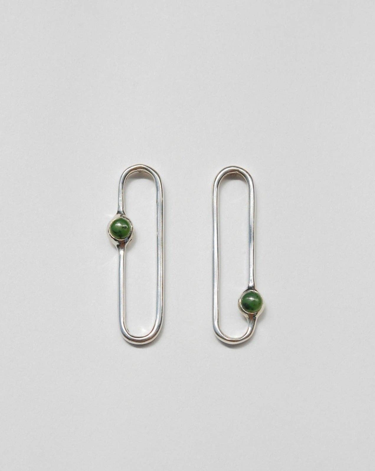 Amparo Earrings, Jade