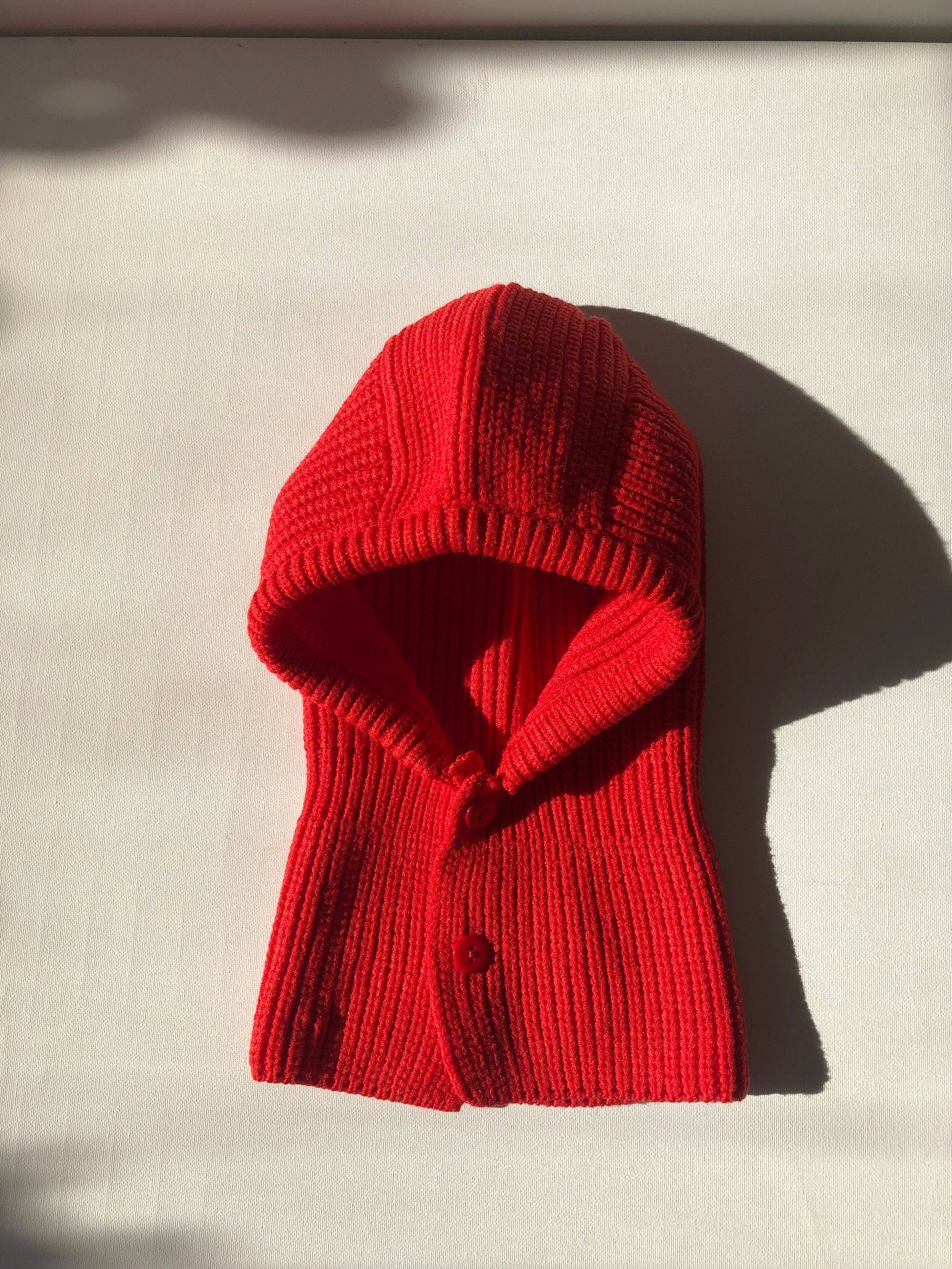 Kid's Balaclava, Red Coral