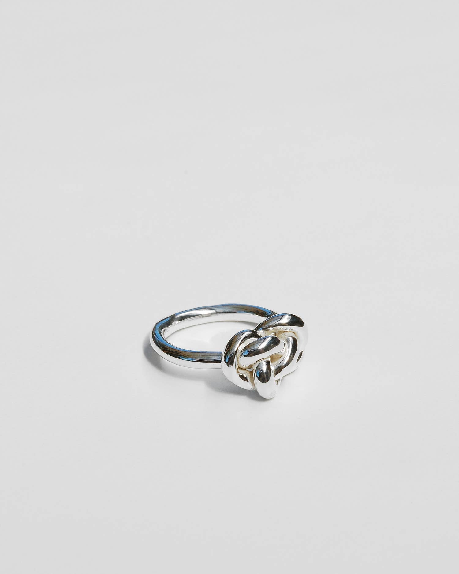 Large Knot Ring, Sterling Silver