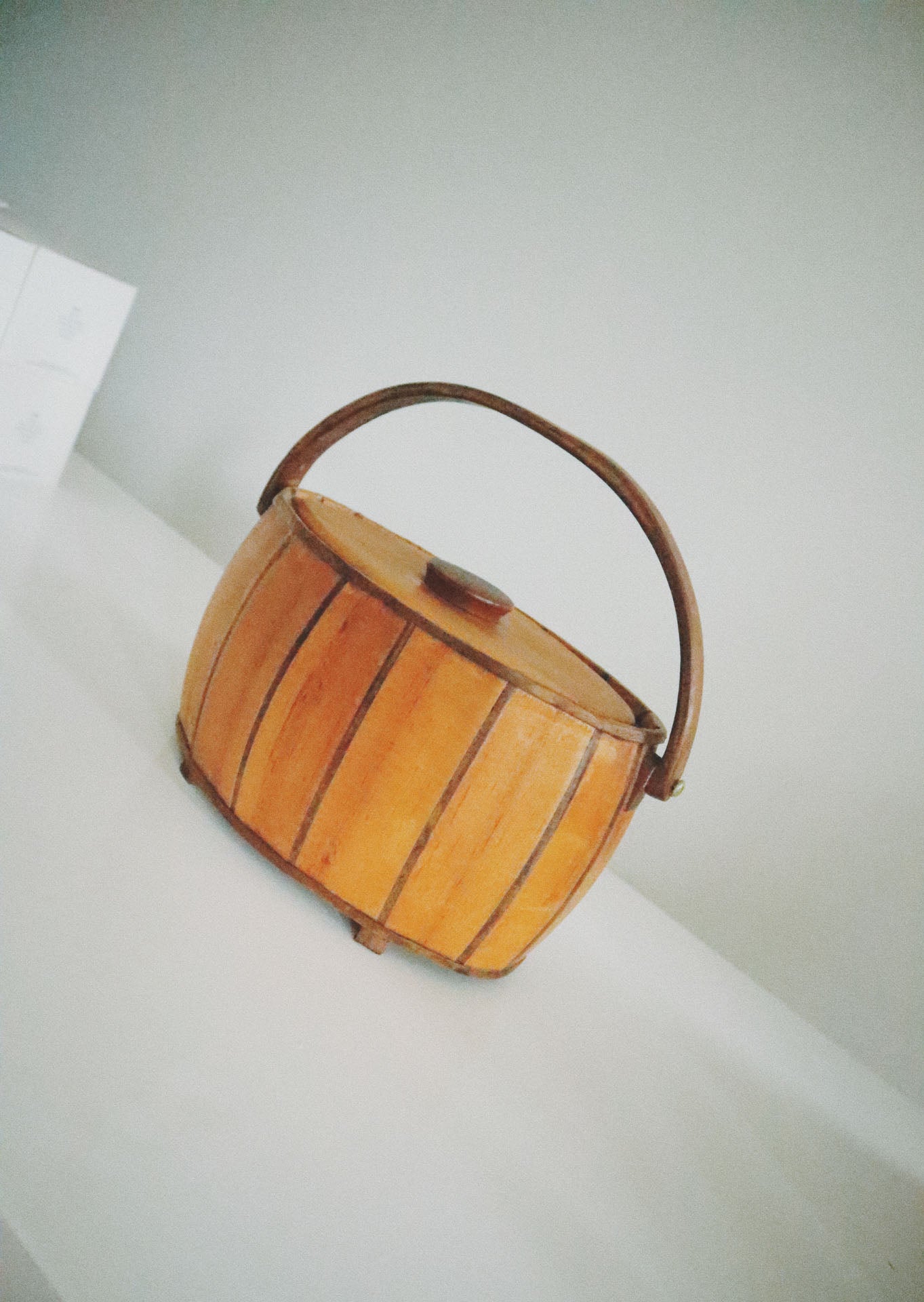 Carved Wooden Purse