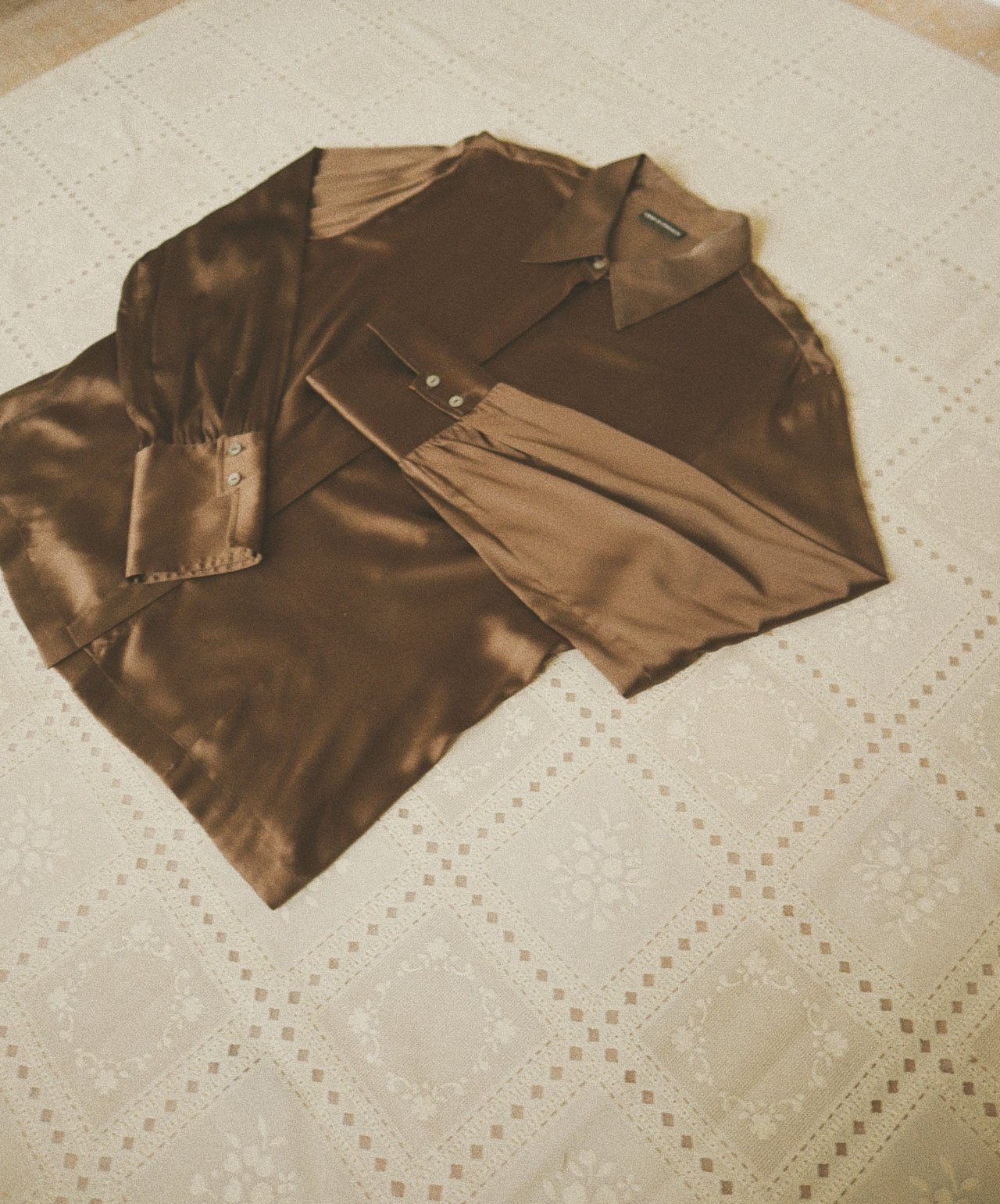 Silk Top, Mocha