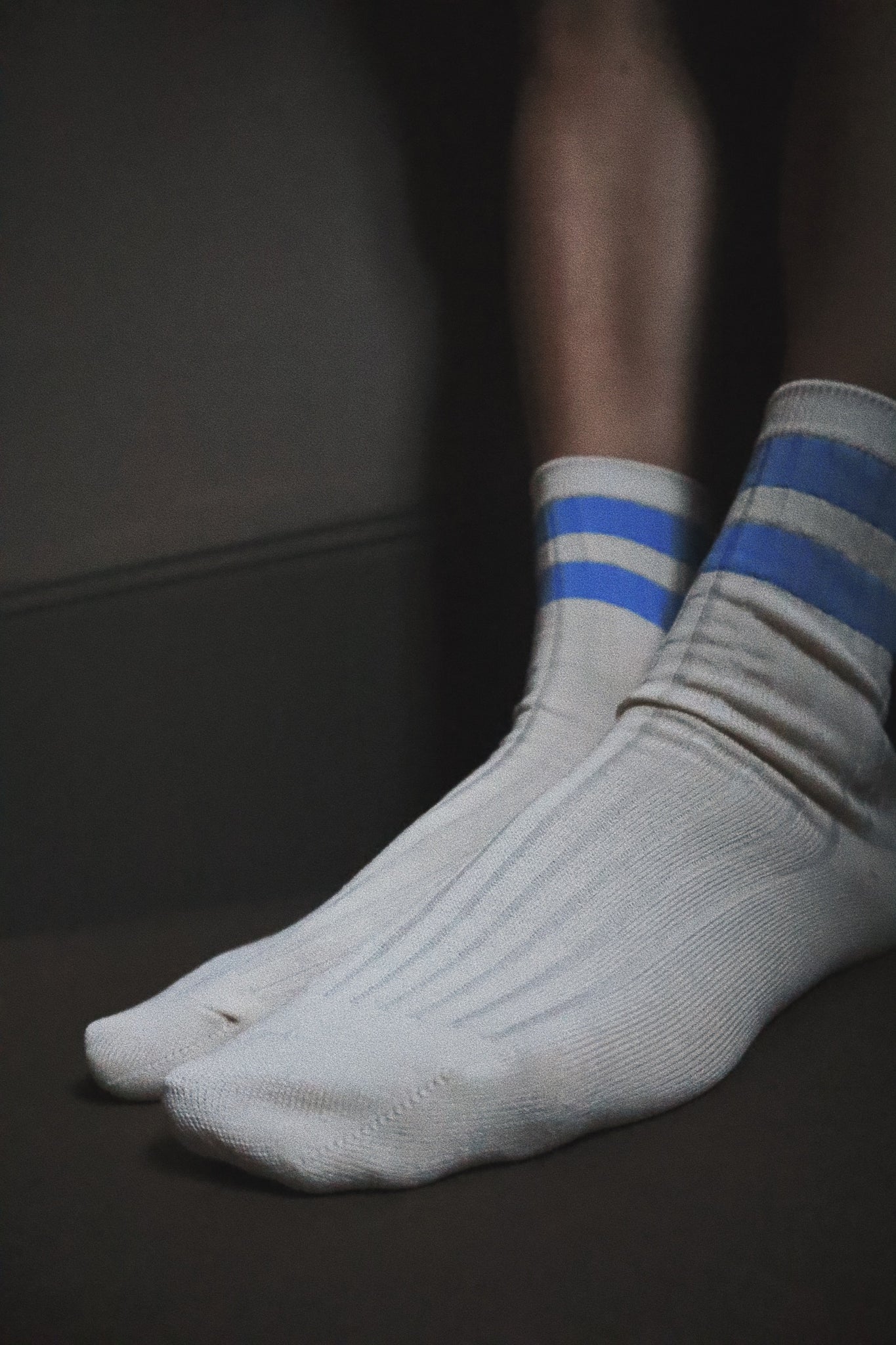 Her Varsity Socks - Blue