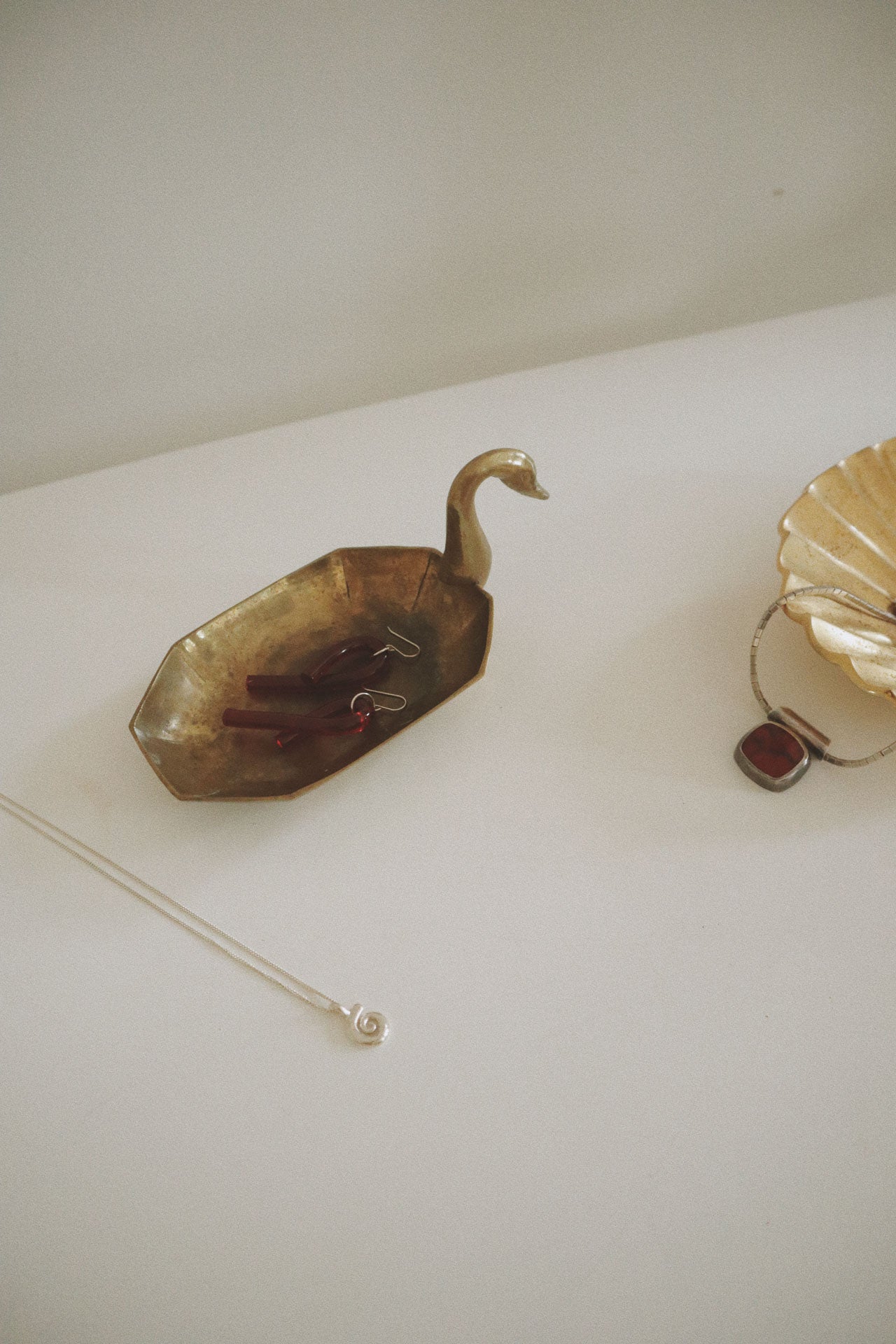 Vintage Swan Soap Dish, Brass