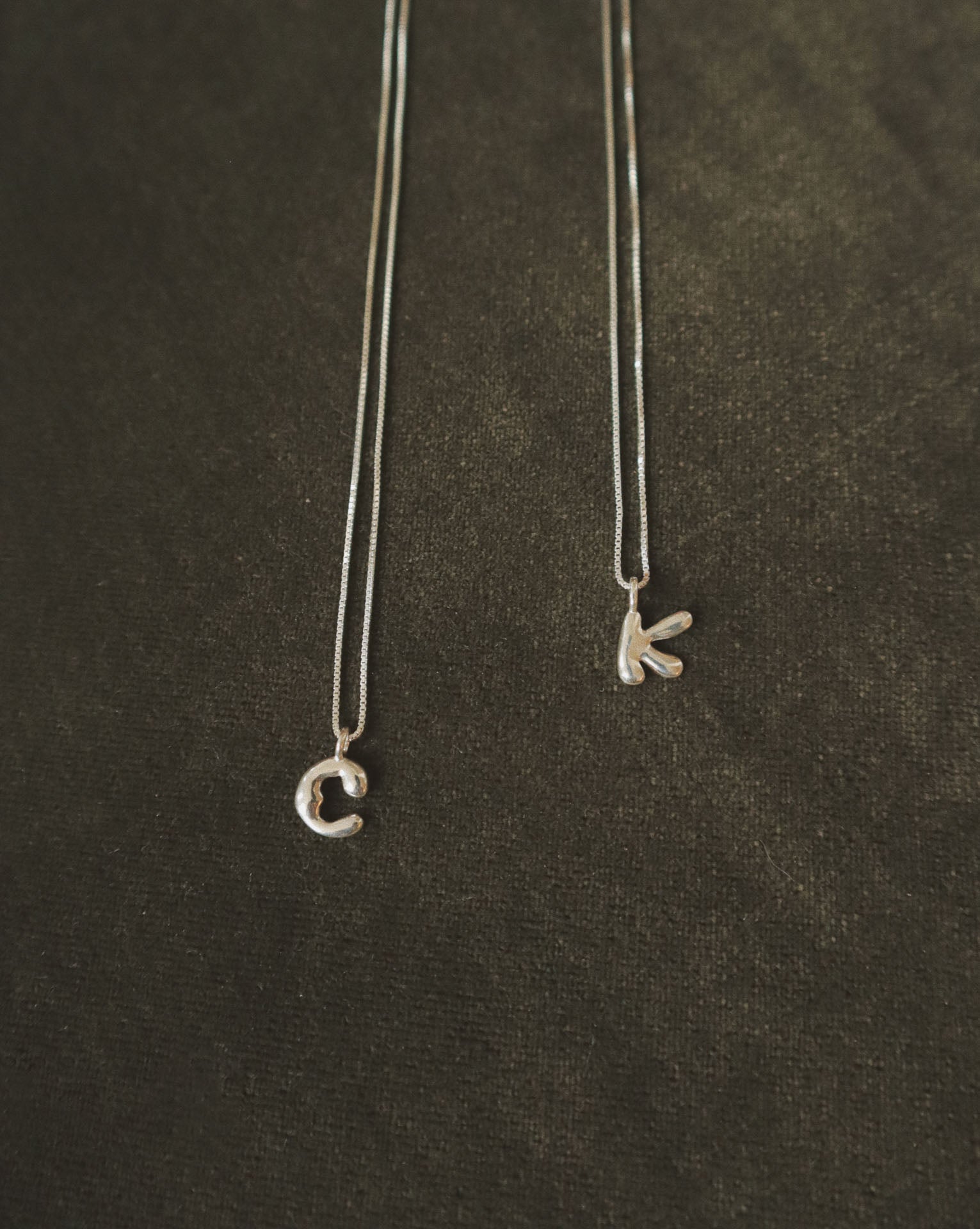 Alphabet Necklace, Sterling Silver