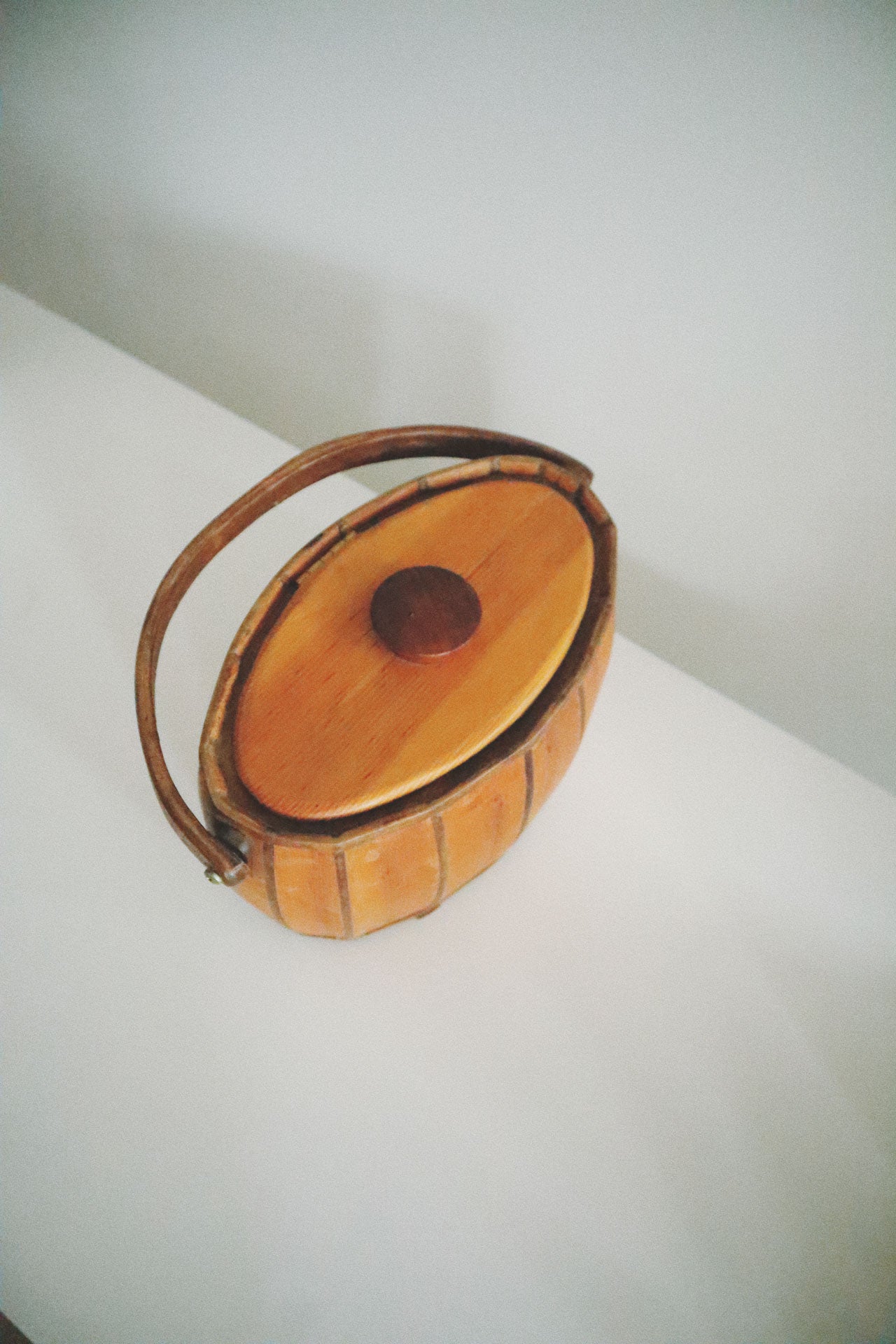 Carved Wooden Purse