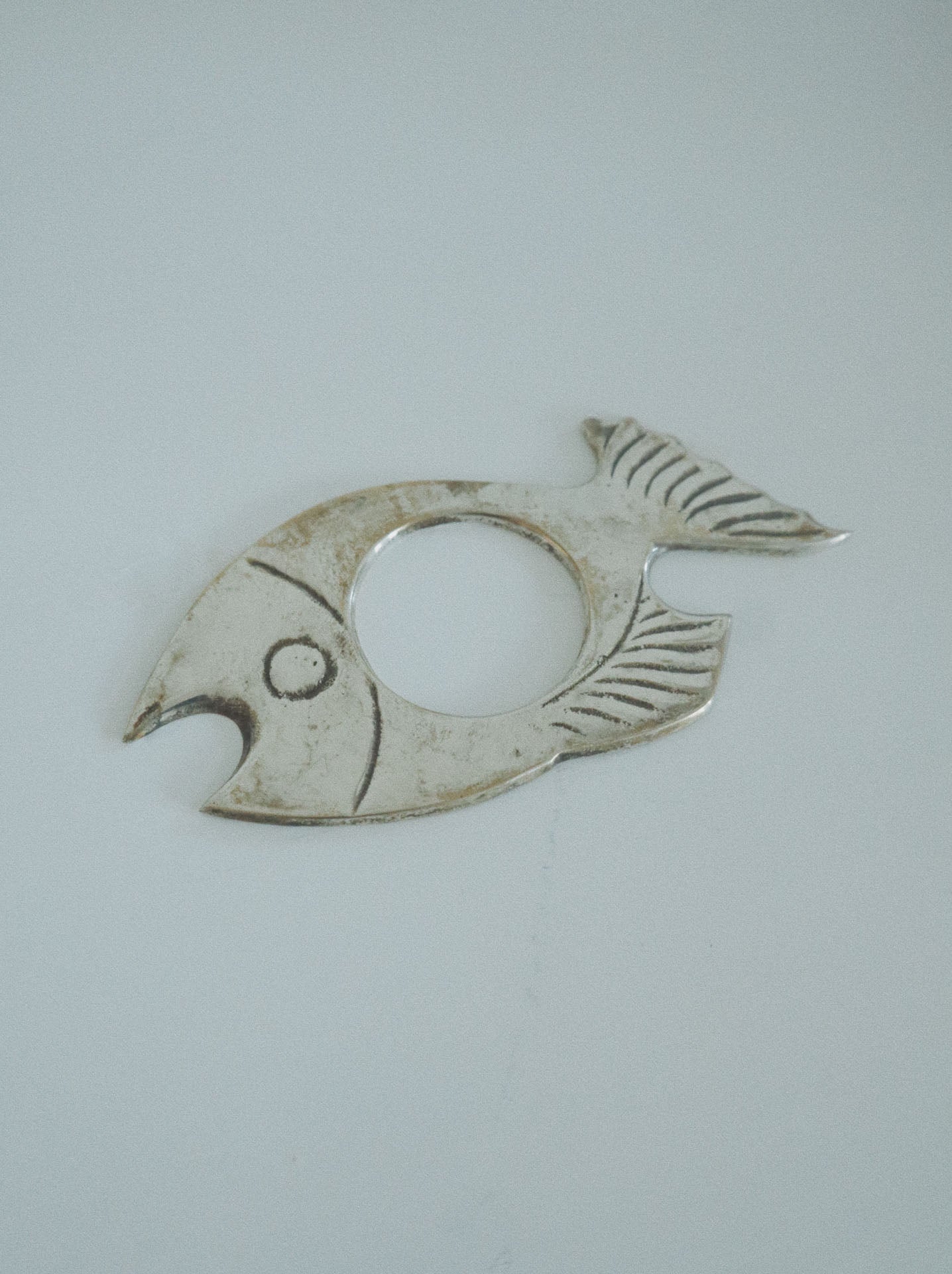 Vintage Bottle Opener, Stainless - Fishy