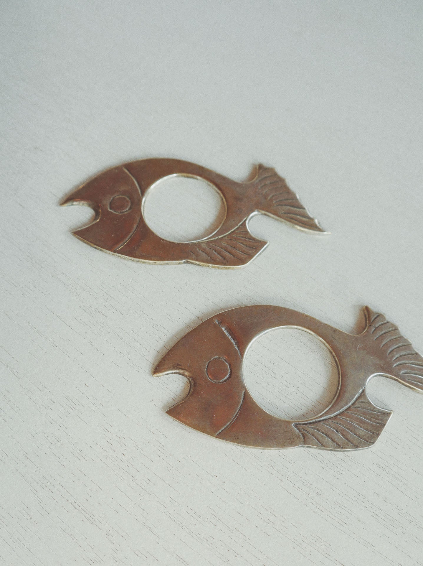 Vintage Bottle Opener, Stainless - Fishy