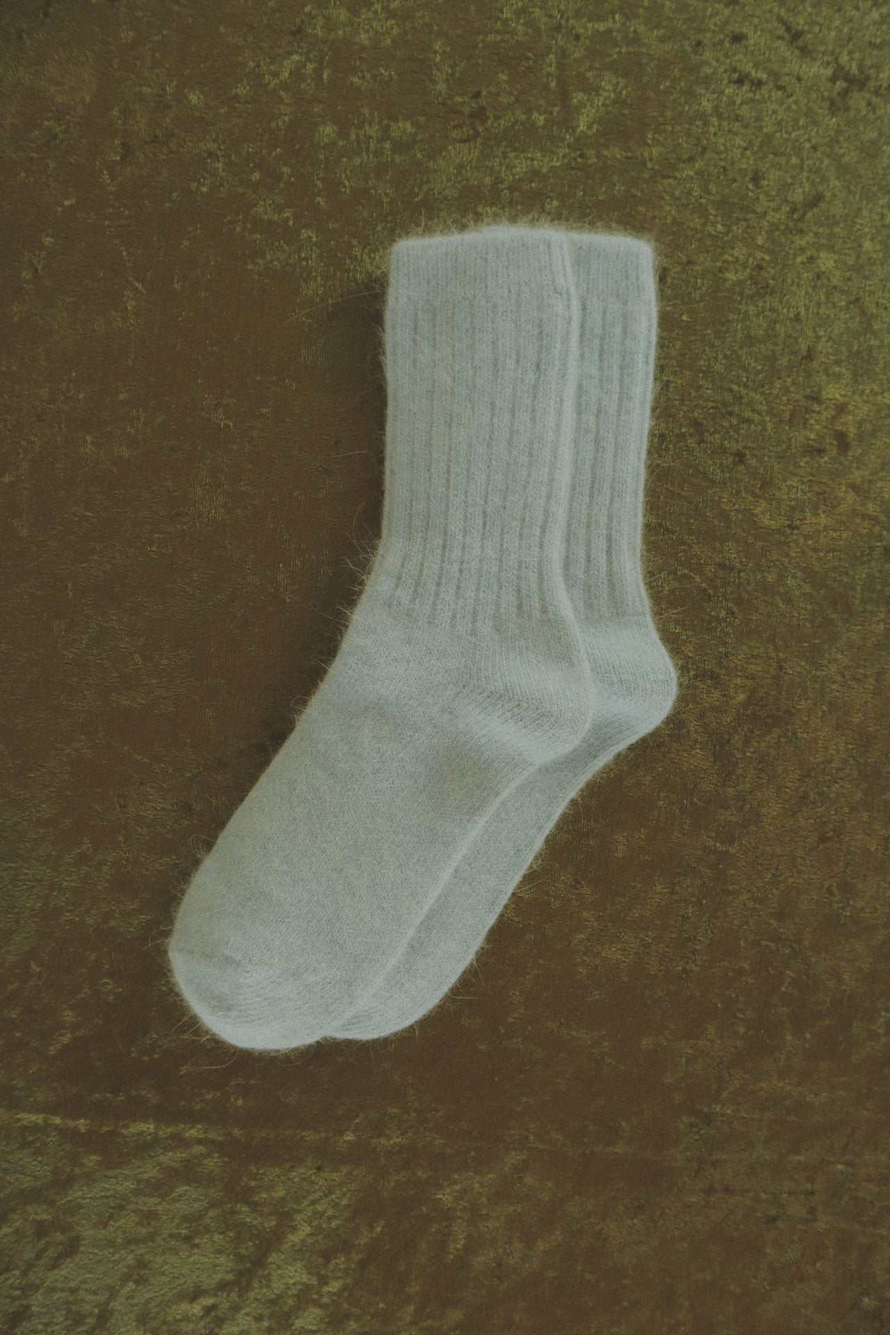 Angora Wool Socks, Sky