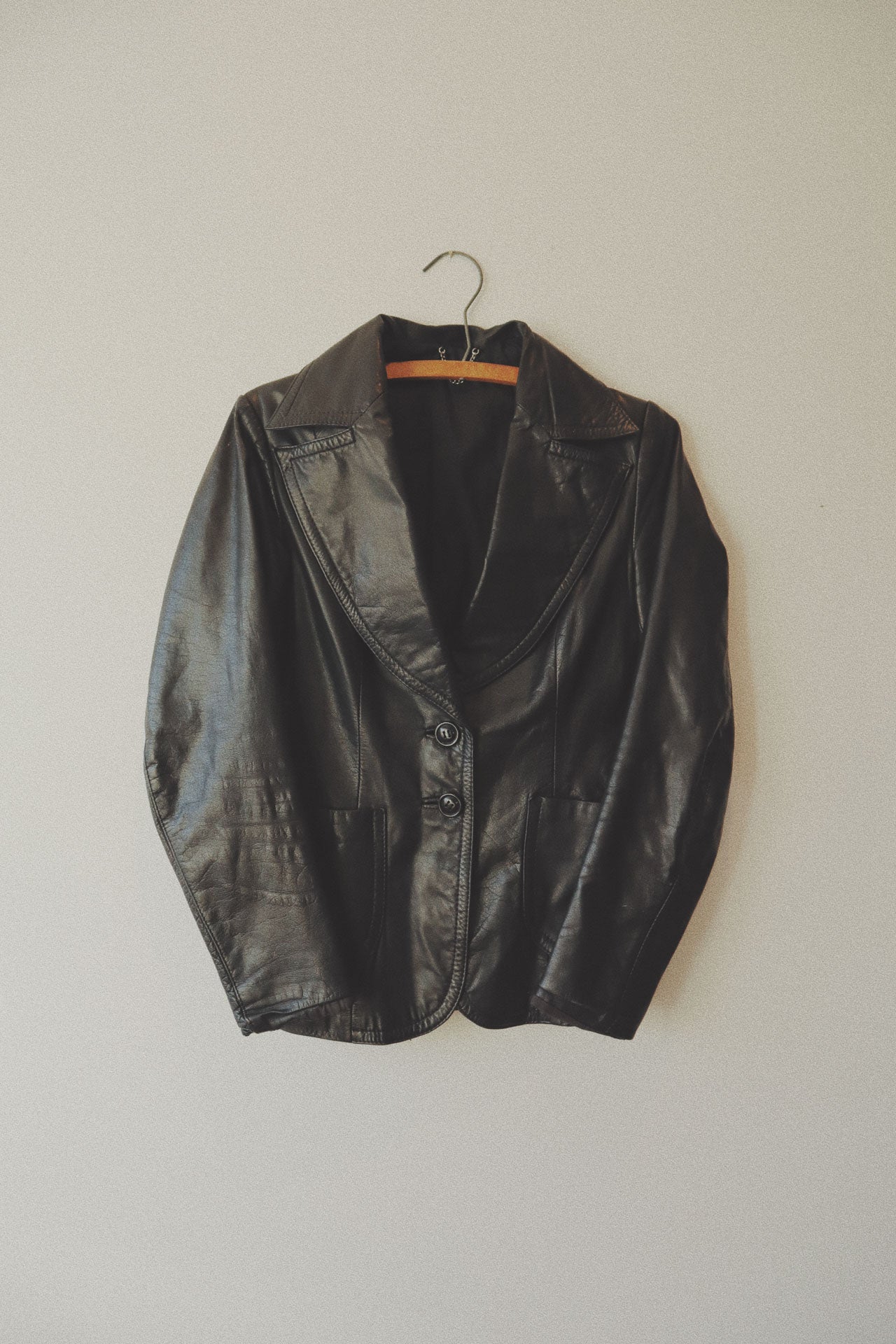 Your Fresh Leather, Black Moto Blazer