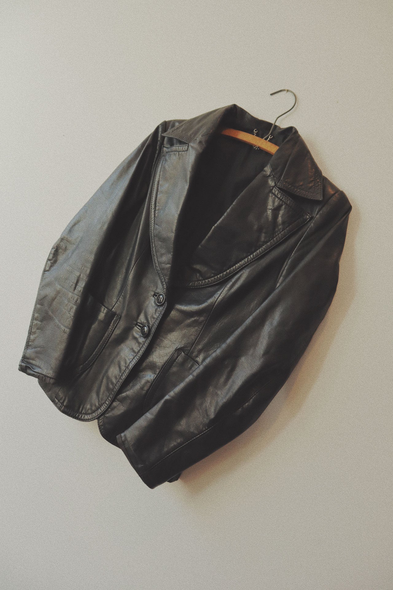 Your Fresh Leather, Black Moto Blazer