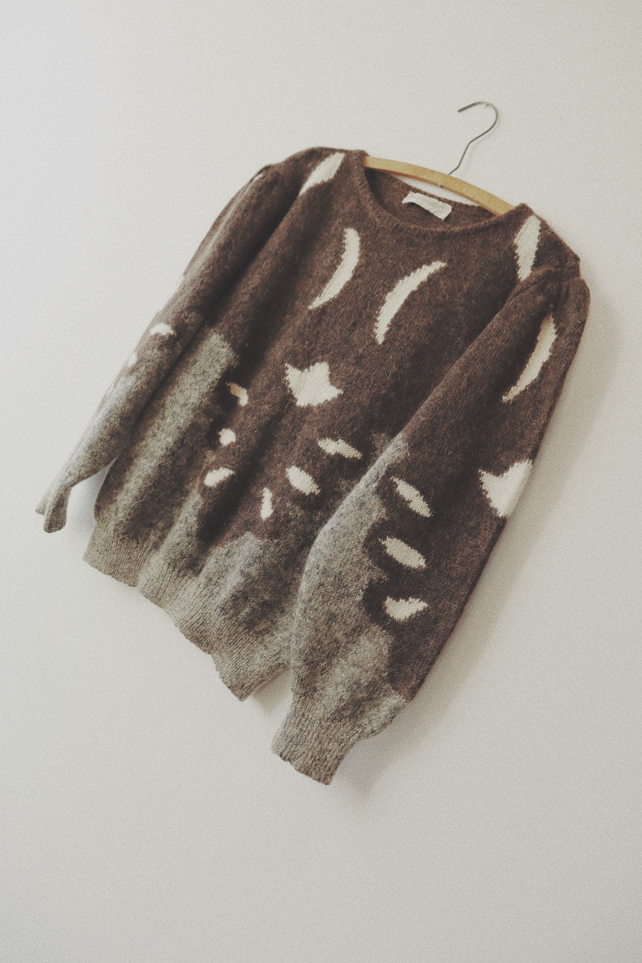 Mohair Brown Tones Knit