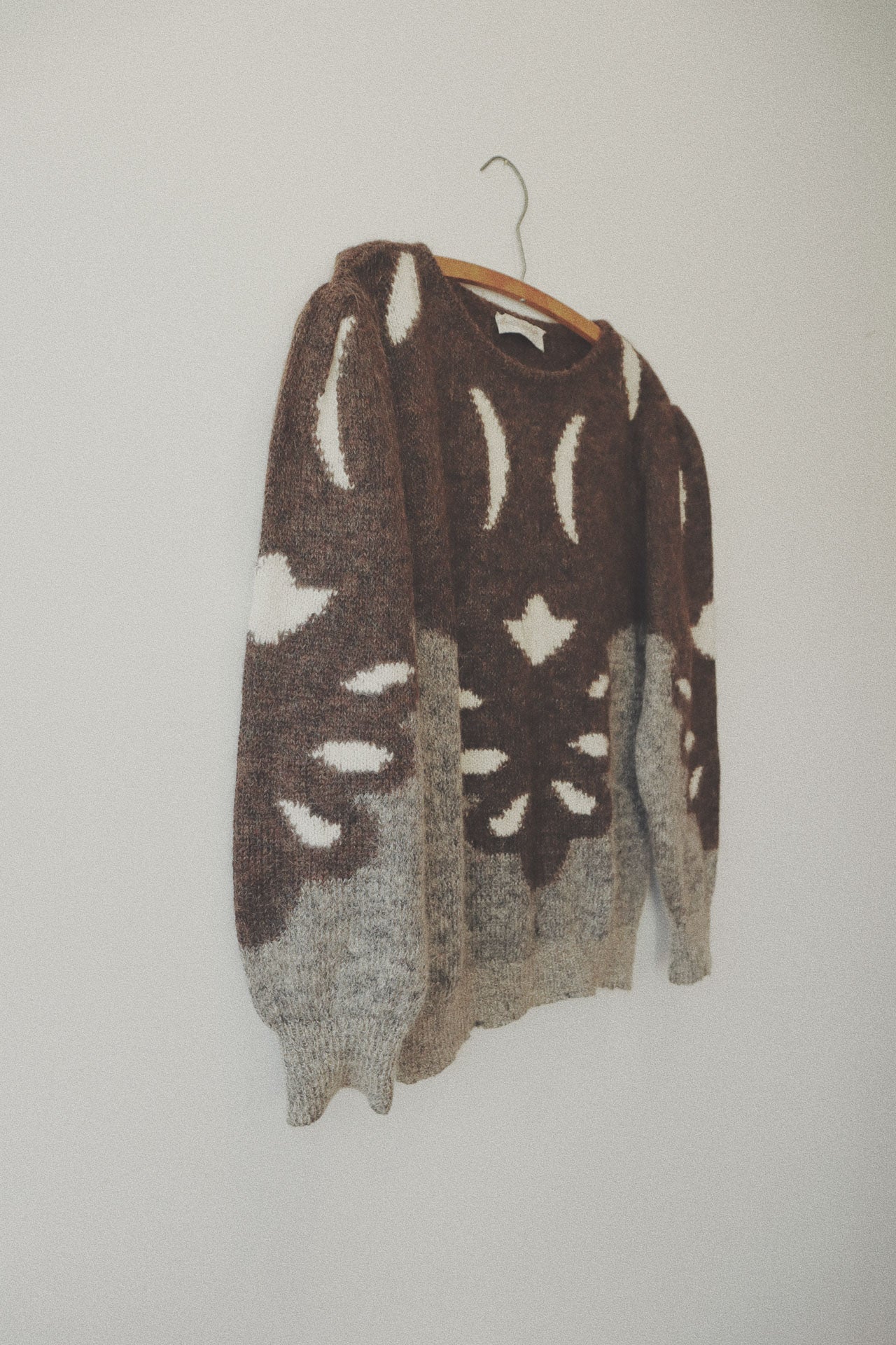 Mohair Brown Tones Knit