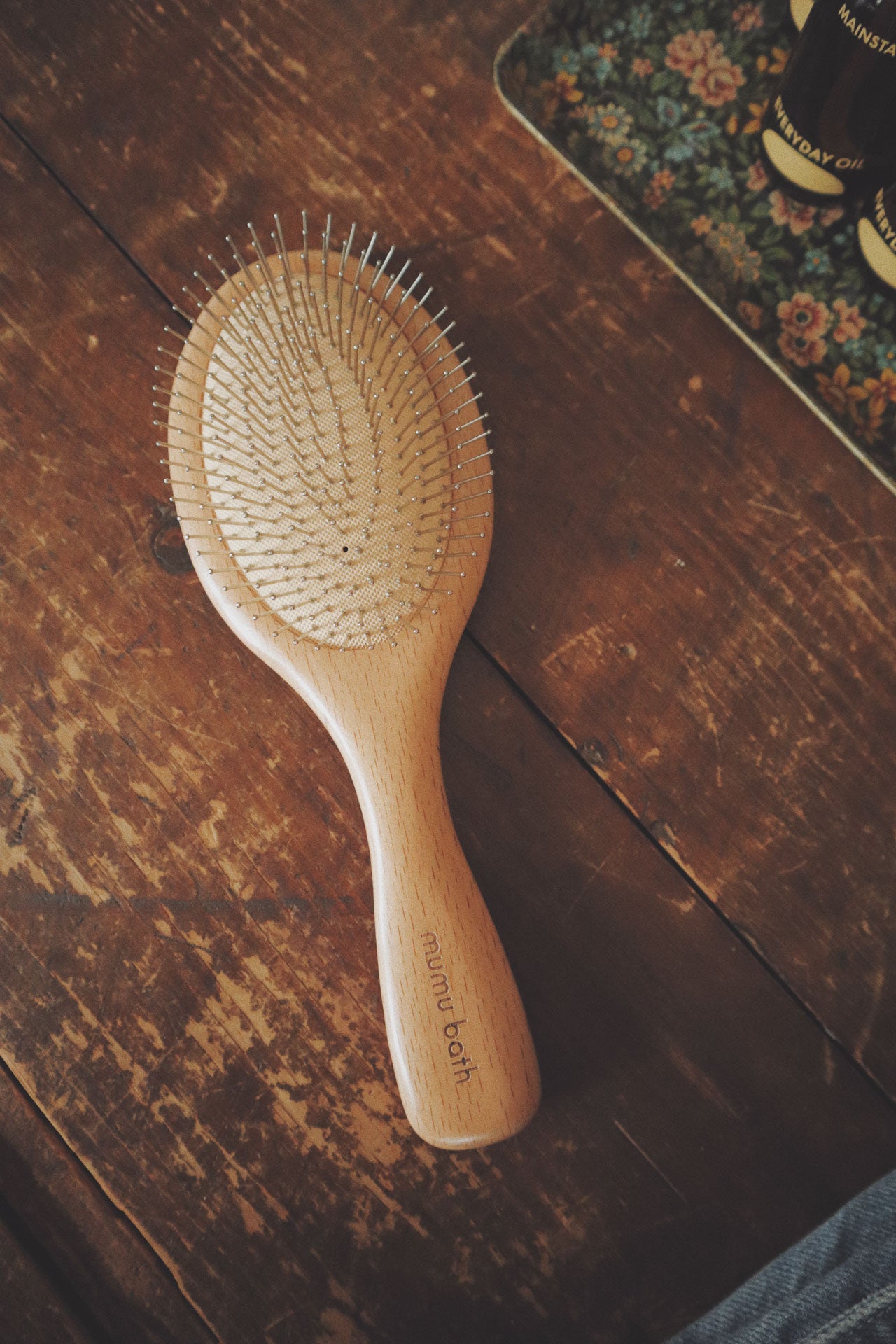 Detangling Beechwood Massage Hair Brush