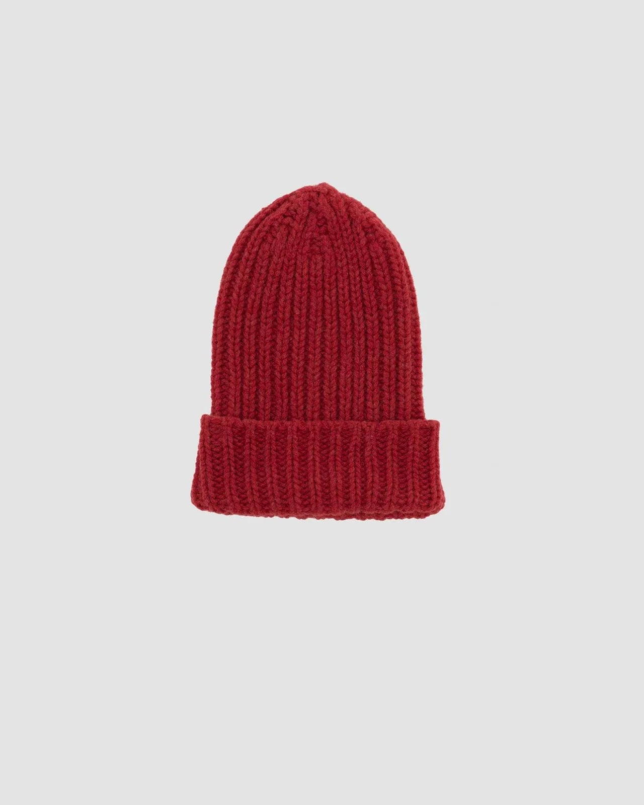 Mea Ribbed Beanie, Red