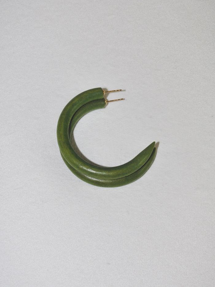Small Hoop, Olive